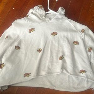 cropped hoodie